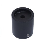 ASP-D25.S (черный металл). Патрубок ограждения к стене. ASP