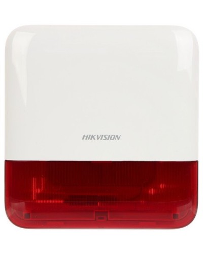 DS-PS1-E-WE Red Indicator. Оповещатель свето-звуковой радиоканальный уличный. AX PRO Hikvision в Ульяновске