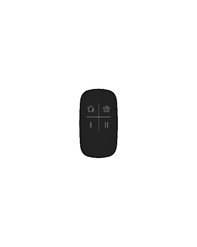 DS-PKF1-WE (цв. черный). Брелок 4-х кнопочный с обратной связью. AX PRO Hikvision в Ульяновске
