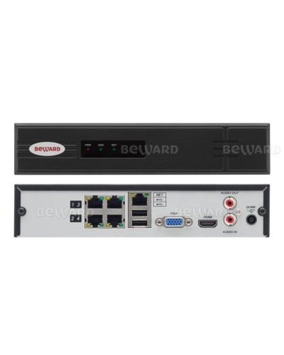 BK0104H2-P4. IP-видеорегистратор 4-канальный. Beward в Ульяновске