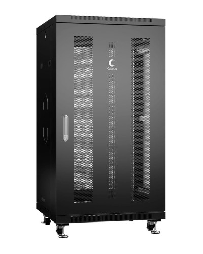 ND-05C-22U60/80-BK (8563c). Шкаф телекоммуникационный 19 напольный 22U. CABEUS в Ульяновске
