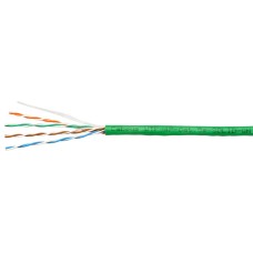 UTP-4P-Cat.5e-SOLID-GN-100 (7250c-5). Кабель «витая пара» (LAN) для структурированных систем связи. CABEUS