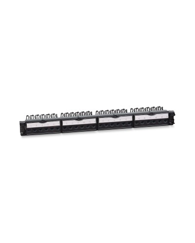 PL-24-KJ-RJ45-Cat.6a-180T (11832c): Патч-панель 19" (1U), 24 порта RJ-45, категория 6a, с задним кабельным организатором в Ульяновске