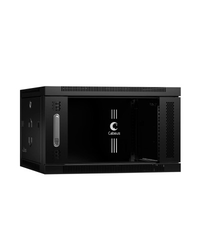 SH-05F-6U60/60-BK (8587c). Шкаф телекоммуникационный 19 настенный 6U. CABEUS в Ульяновске