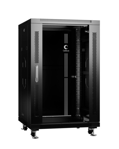 SH-05C-18U60/100-BK (8539c). Шкаф телекоммуникационный 19 напольный 18U. CABEUS в Ульяновске