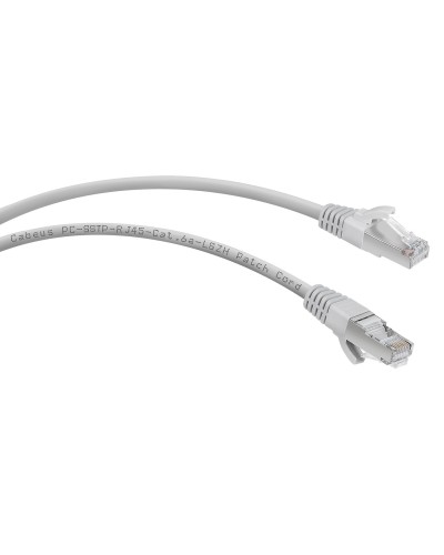 PC-SSTP-RJ45-Cat.6a-5m-LSZH (7905c), серый. Патч-корд медный. CABEUS в Ульяновске