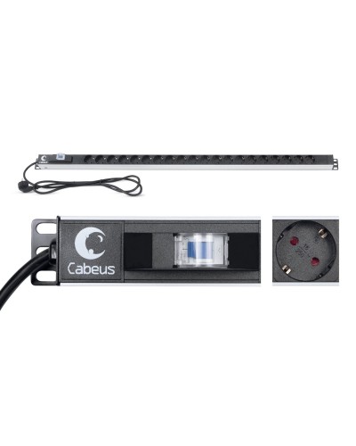 PDU-16-20S-B (9551c). Блок розеток. CABEUS в Ульяновске