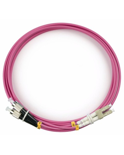 FOP-50-OM4-LC-FC-1m (9150c). Патч-корд оптический. CABEUS в Ульяновске
