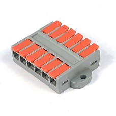 MX662-6R (11417c). Клемма соединительная универсальная проходная 6 полюсов. CABEUS