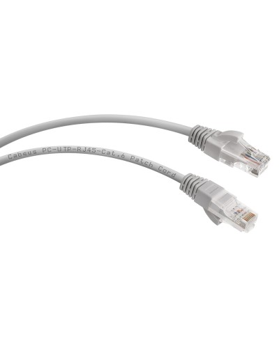 PC-UTP-RJ45-Cat.6-2m (7268c), серый. Патч-корд медный. CABEUS в Ульяновске