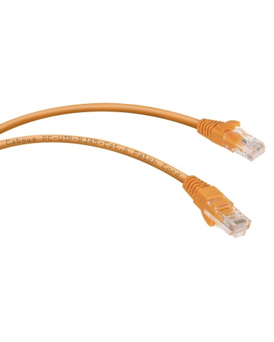 PC-UTP-RJ45-Cat.6-1m-OR (8698c), оранжевый. Патч-корд медный. CABEUS в Ульяновске