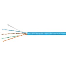UTP-4P-Cat.5e-SOLID-LSZH-BL-100 (9777c-5). Кабель «витая пара» (LAN) для структурированных систем связи. CABEUS