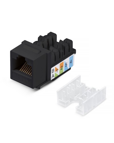 KJ-RJ45-Cat.5e-90-SW-BK (10101c): Вставка Keystone Jack RJ-47 в Ульяновске