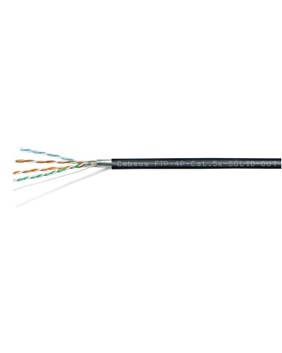 FTP-4P-Cat.5e-SOLID-OUT-PE-UV (11792c). Кабель «витая пара» (LAN) для структурированных систем связи. CABEUS в Ульяновске