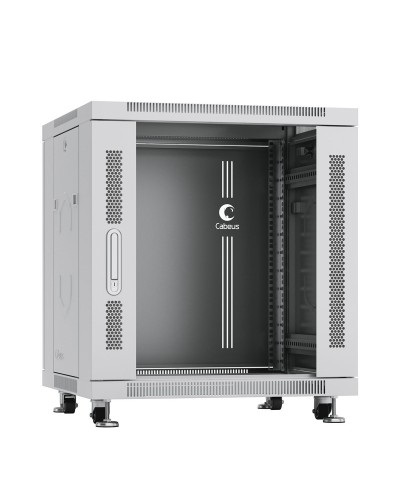 SH-05C-12U60/80 (7646c). Шкаф телекоммуникационный 19 напольный 12U. CABEUS в Ульяновске