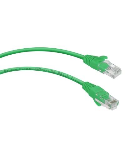 PC-UTP-RJ45-Cat.5e-0.5m-GN (7667c), зелёный. Патч-корд медный. CABEUS в Ульяновске