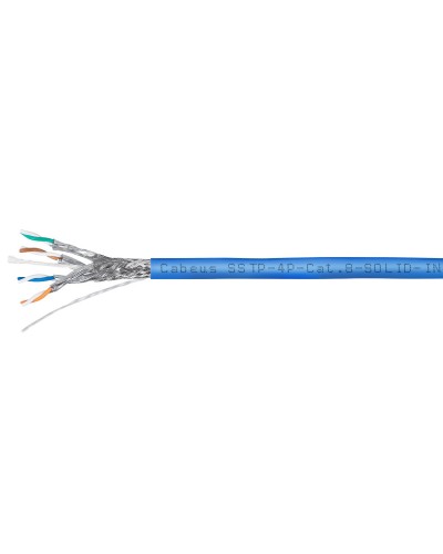SSTP-4P-Cat.8-SOLID-IN-LSZH-BL (7750c). Кабель «витая пара» (LAN) для структурированных систем связи. CABEUS в Ульяновске