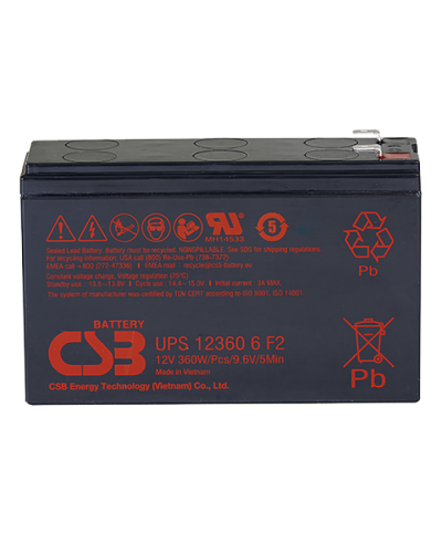 CSB UPS 123606. Аккумулятор герметичный свинцово-кислотный. CSB в Ульяновске