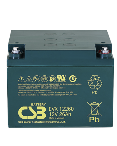 CSB EVX 12260. Аккумулятор герметичный свинцово-кислотный. CSB в Ульяновске
