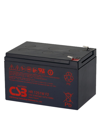 CSB HR 1251W. Аккумулятор герметичный свинцово-кислотный. CSB в Ульяновске