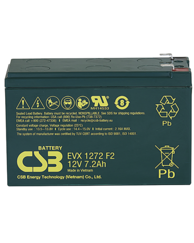 CSB EVX 1272. Аккумулятор герметичный свинцово-кислотный. CSB в Ульяновске