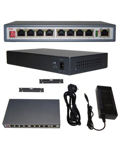CO-SWP9C. Коммутатор 8-портовый  Gigabit Ethernet с PoE. ComOnyx в Ульяновске
