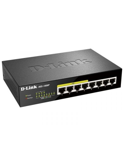 DGS-1008P/E1A. Коммутатор. D-Link в Ульяновске