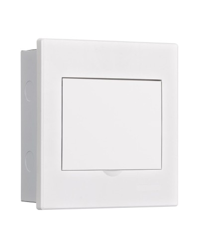 Корпус ЩРВ-М 6 модулей IP41 встраиваемый белая дверь (31101DEK). Корпус пластиковый. DEKraft в Ульяновске