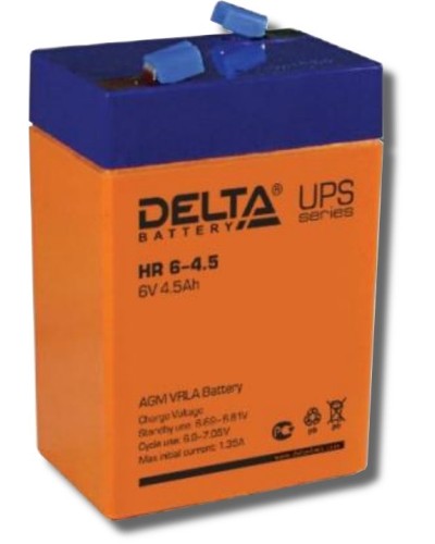 Delta HR 6-4.5. Аккумулятор герметичный свинцово-кислотный. Delta в Ульяновске