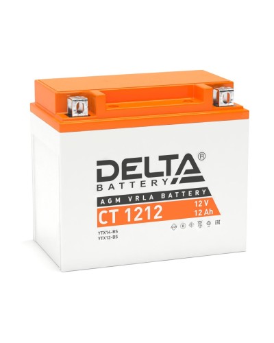Delta CT 1212. Аккумулятор герметичный свинцово-кислотный стартерный. Delta в Ульяновске