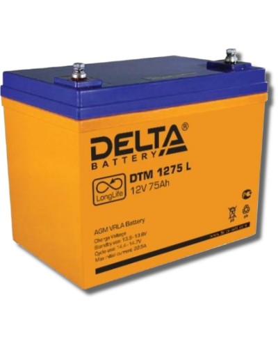 Delta DTM 1275 L. Аккумулятор герметичный свинцово-кислотный. Delta в Ульяновске