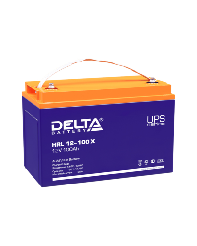Delta HRL 12-100 X. Аккумулятор герметичный свинцово-кислотный. Delta в Ульяновске