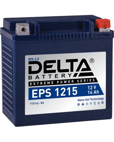 Delta EPS 1215. Аккумулятор герметичный свинцово-кислотный стартерный. Delta в Ульяновске