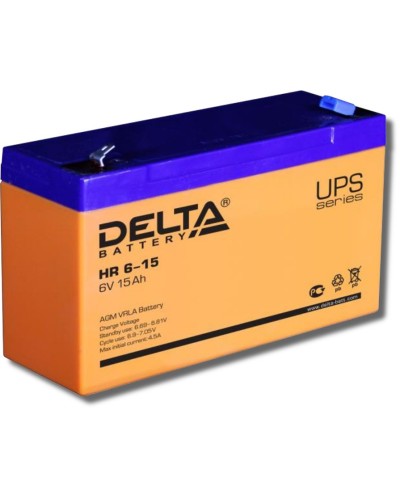 Delta HR 6-15. Аккумулятор герметичный свинцово-кислотный. Delta в Ульяновске