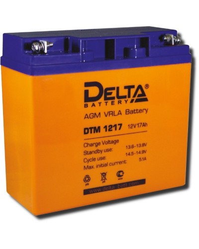 Delta DTM 1217. Аккумулятор герметичный свинцово-кислотный. Delta в Ульяновске