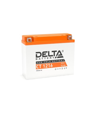 Delta CT 1216. Аккумулятор герметичный свинцово-кислотный стартерный. Delta в Ульяновске