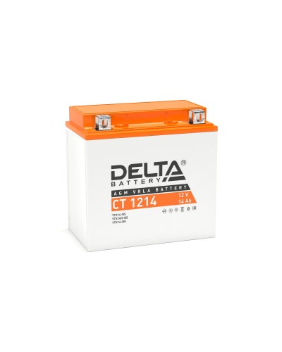 Delta CT 1214. Аккумулятор герметичный свинцово-кислотный стартерный. Delta в Ульяновске
