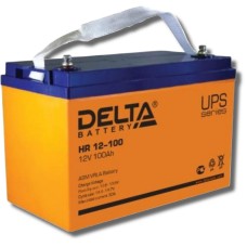 Delta HR 12-100. Аккумулятор герметичный свинцово-кислотный. Delta