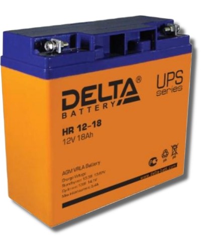 Delta HR 12-18. Аккумулятор герметичный свинцово-кислотный. Delta в Ульяновске