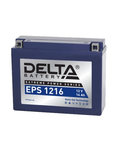 Delta EPS 1216. Аккумулятор герметичный свинцово-кислотный стартерный. Delta в Ульяновске