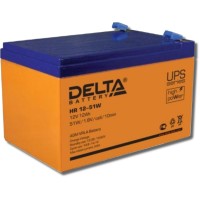 Delta HR 12-51 W. Аккумулятор герметичный свинцово-кислотный. Delta
