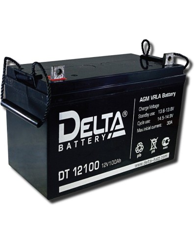 Delta DT 12100. Аккумулятор герметичный свинцово-кислотный. Delta в Ульяновске