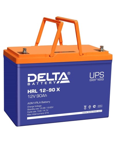 Delta HRL 12-90 X. Аккумулятор герметичный свинцово-кислотный. Delta в Ульяновске