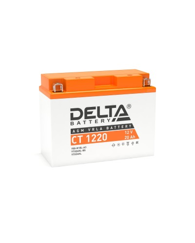 Delta CT 1220. Аккумулятор герметичный свинцово-кислотный стартерный. Delta в Ульяновске