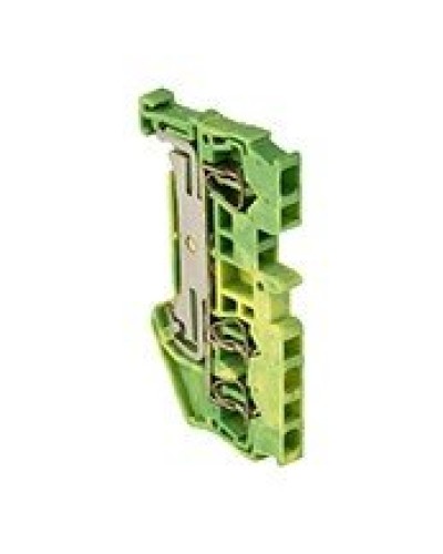 JXB-ST-2.5 3-проводная, земля, желто-зеленная (plc-jxb-st-2.5-3-pen). Колодка клеммная пружинная. EKF в Ульяновске