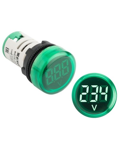 ED16-22VD (ed16-22vd-g). Индикатор значения напряжения зеленый. EKF в Ульяновске