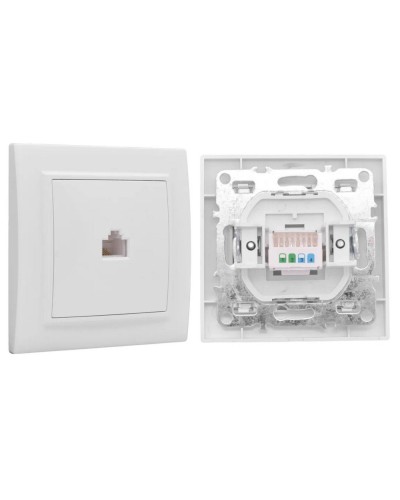Минск Розетка RJ-45 1-местная СП (ERK01-035-10). Розетка RJ-45 1-местная СП. EKF в Ульяновске