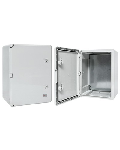 Бокс пластиковый с монтажной платой 400х300х220 IP65 PROxima (PB65MP004). Бокс пластиковый антивандальный. EKF в Ульяновске