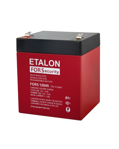ETALON FORS 12045. Аккумулятор герметичный свинцово-кислотный. ETALON в Ульяновске