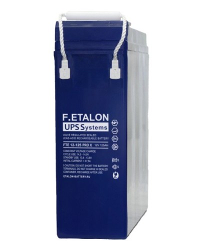 F.ETALON FTE 12-125 PRO X. Аккумулятор герметичный свинцово-кислотный. ETALON в Ульяновске